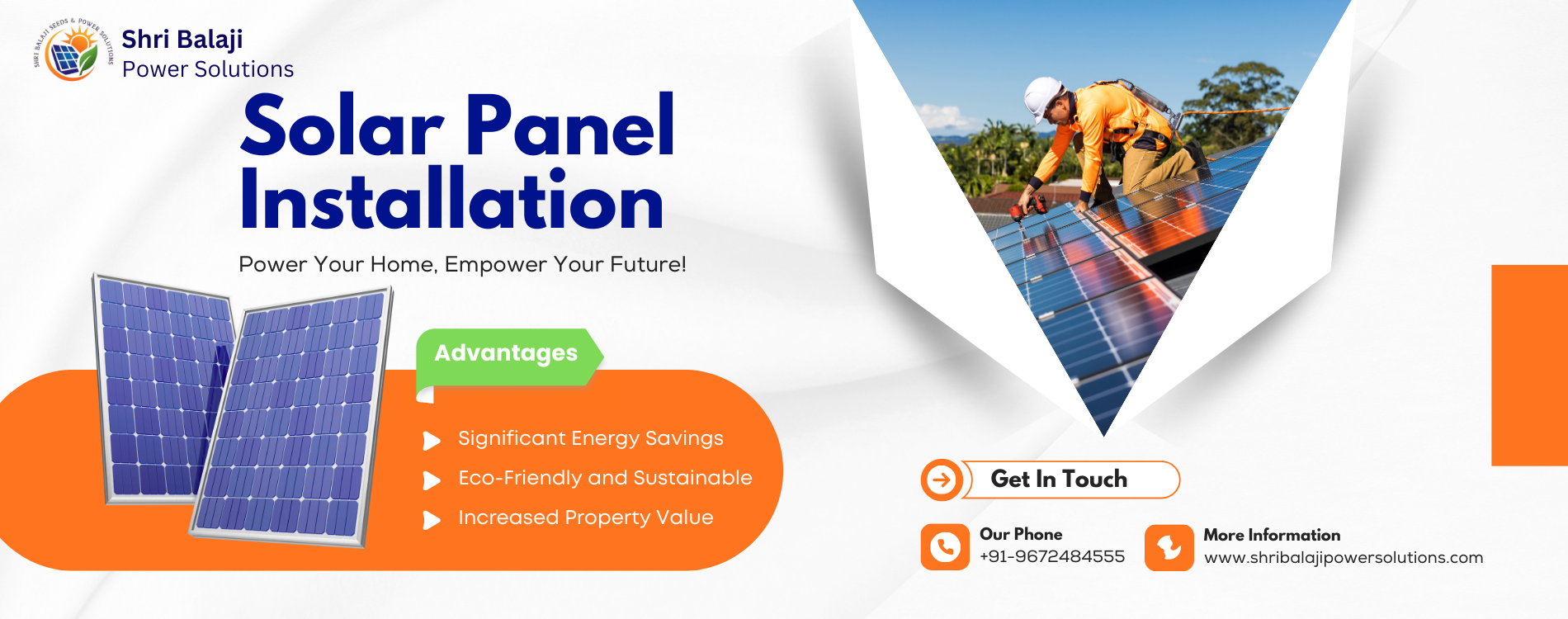 Shri Balaji Power Solutions Banner